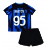 Inter Milan Alessandro Bastoni #95 Hjemmedraktsett Barn 2023-24 Kortermet (+ korte bukser)